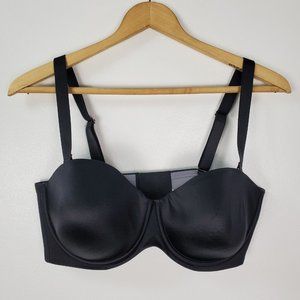 Soma Bra Womens 38DDD Black Vanishing Strapless Underwire Convertible